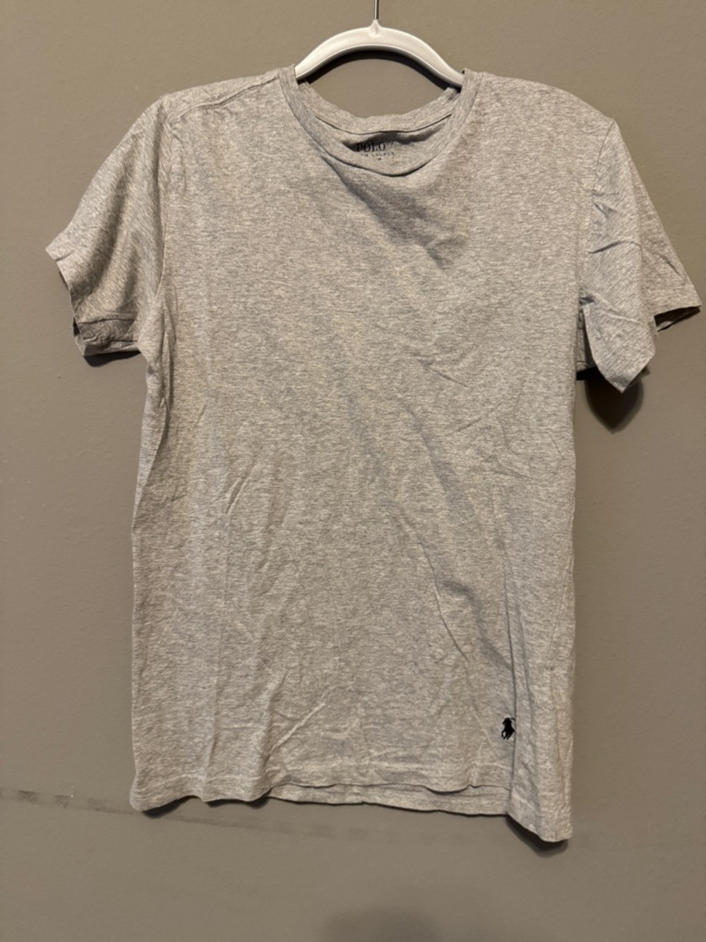 Polo by Ralph Lauren Heather Gray Short Sleeve Crew Tee